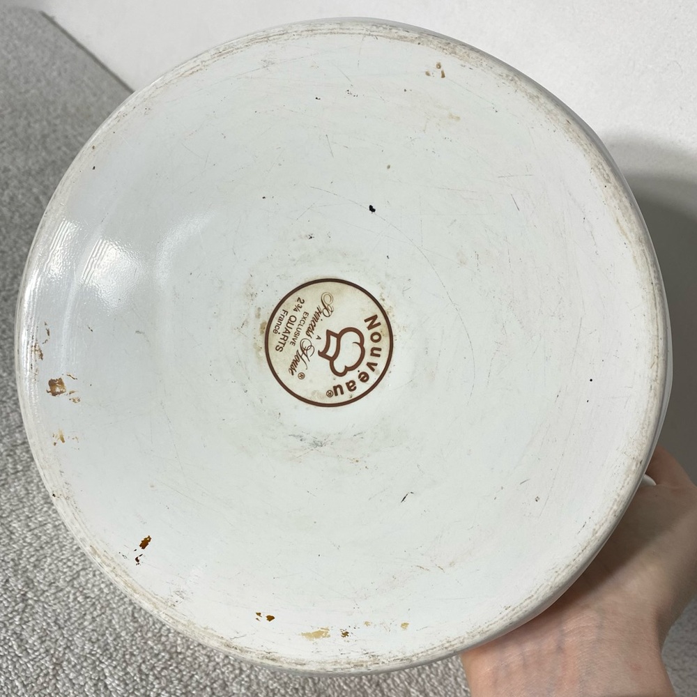 Vintage Princess House Nouveau Convertible Ceramic 2qt Sauce Pan With Lid - Picture 2 of 15